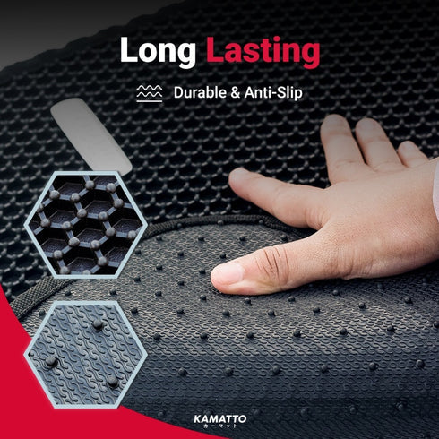 Kamatto Classic Toyota Land Cruiser Prado J155 3-Door (2009-2021) Car Floor Mat and Carpet